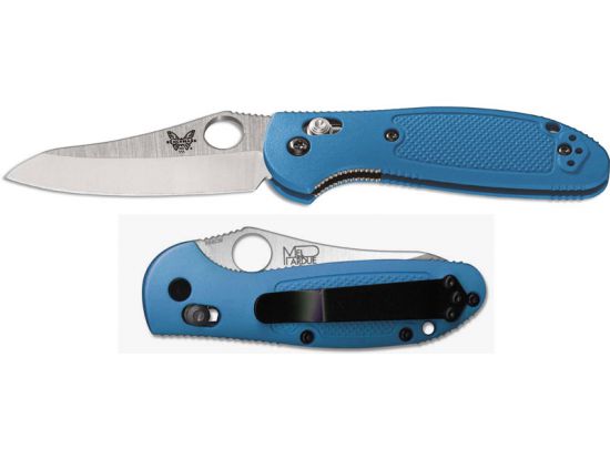 Нож Benchmade "Pardue Griptilian Mini", синий