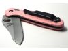 Нож Benchmade Pardue Mini Grip AXS Thumb Hole, розовый