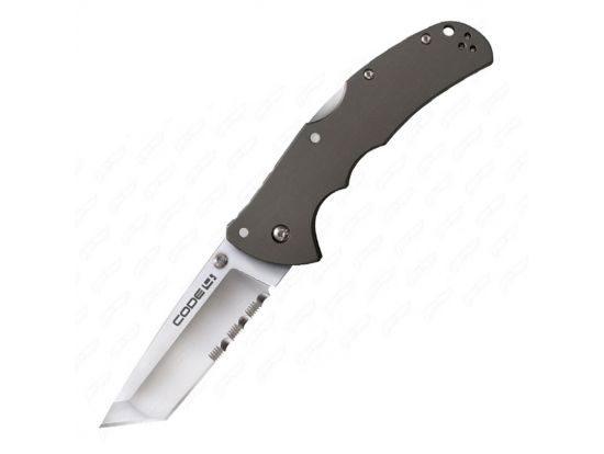 Нож Cold Steel Code-4 Tanto Point Half Serr.