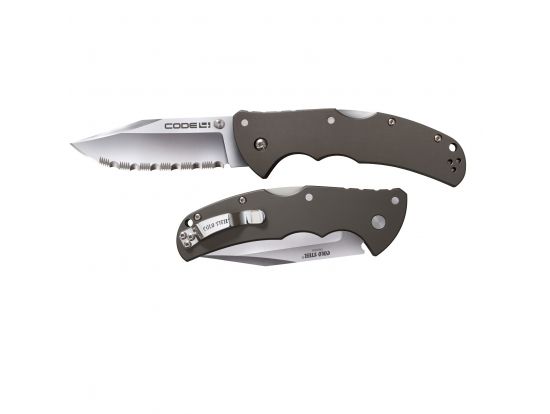 Нож Cold Steel Code 4 Clip Point Serrated