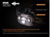 Налобный фонарь Fenix HP30R, серый