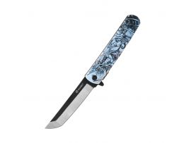Нож складной Ganzo G626-BS, чёрный, самурай