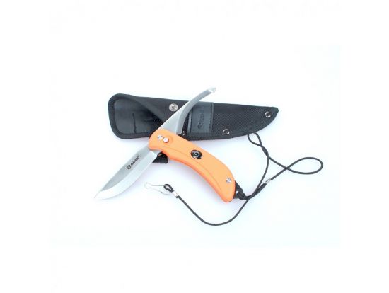 Нож Ganzo G802-OR с двойным лезвием оранжевый