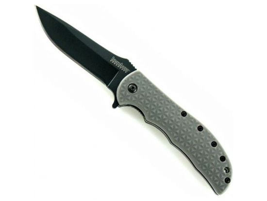 Нож KAI Volt II Black Blade, серый