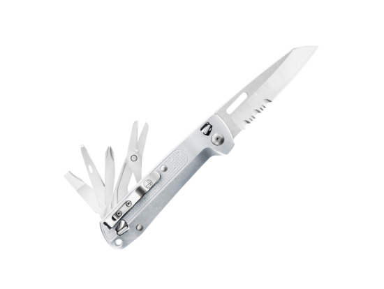 Нож-мультитул Leatherman Free K4x, серебрянный
