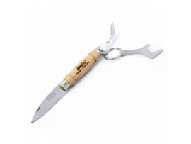 Нож MAM карманный, c вилкой и открывашкой, клинок 61 мм, №2023/1-С
