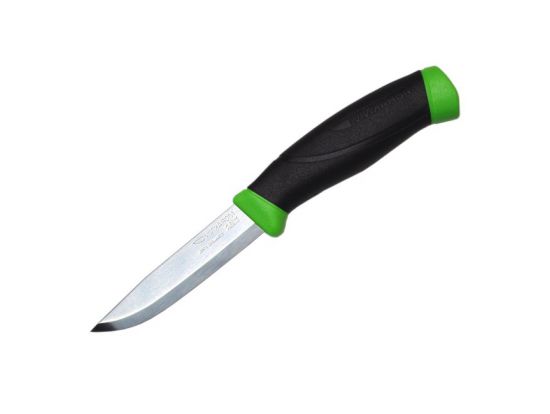 Нож Morakniv Companion Green, stainless steel, зелёный