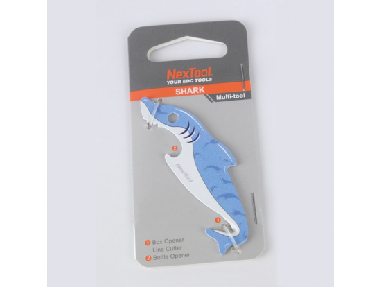 Мультитулы - Мультитул NexTool EDC box cutter Shark KT5521Blue
