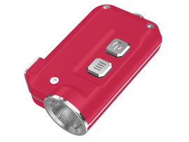 Фонарь Nitecore TINI (Cree XP-G2 S3 LED, 380 люмен, 4 режима, USB), красный