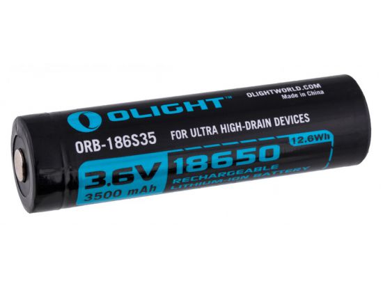 Аккумуляторная батарея Olight 18650 HDС (10A) 3500mAh