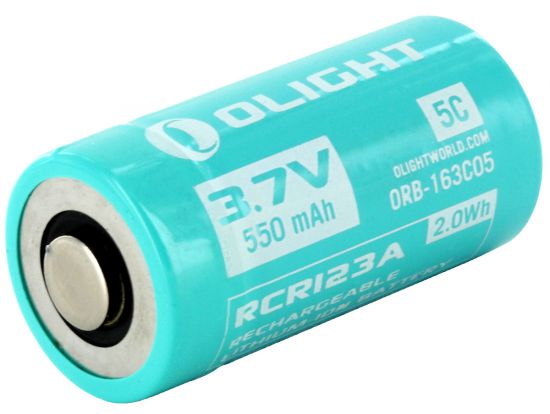 Аккум. батарея Olight RCR123 (16340) 550mAh для S1R