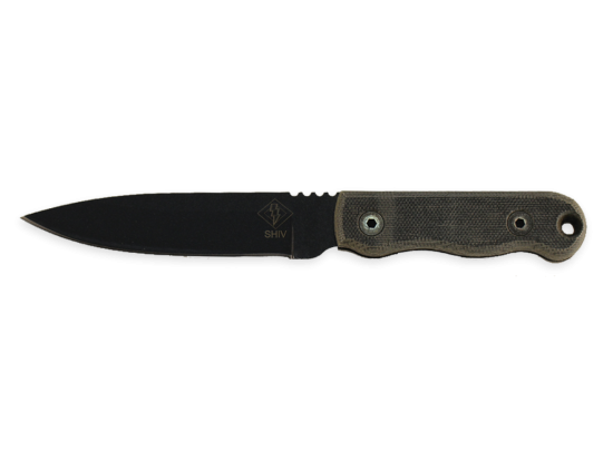 Нож Ontario Ranger Shiv, черная микарта