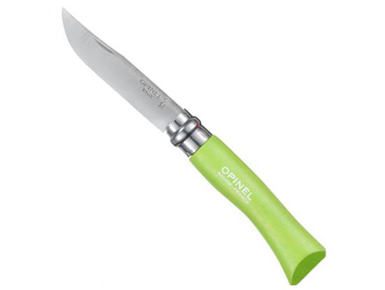 Нож Opinel №7 VRI, светло-зелёный