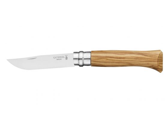 Ножи - Нож Opinel №8 VRI, олива, упаковка