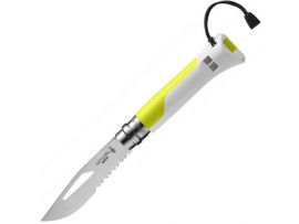 Нож Opinel №8 Outdoor, белый, желтый