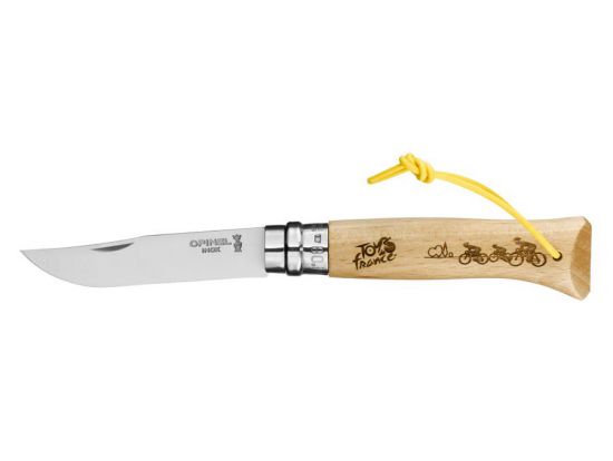 Нож Opinel №8 VRI Tour de France 2020 Engraved