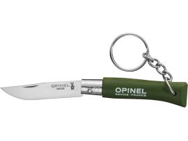 Нож-брелок Opinel №4, тёмно-зелёный