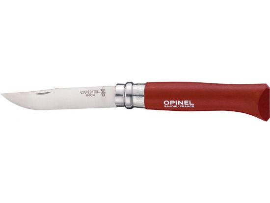 Нож Opinel №8 VRI, блистер, красный