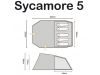 Палатка Highlander Sycamore 5 Meadow