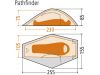 Палатка Wechsel Pathfinder 1 Zero-G (Sand) + коврик надувной 1 шт