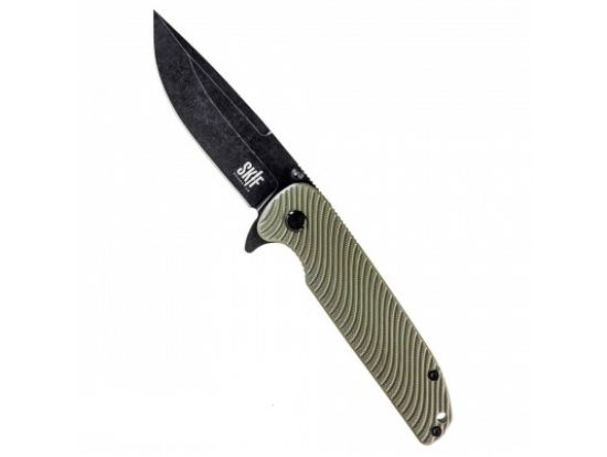 Нож SKIF Bulldog G-10/Black SW, зелёный