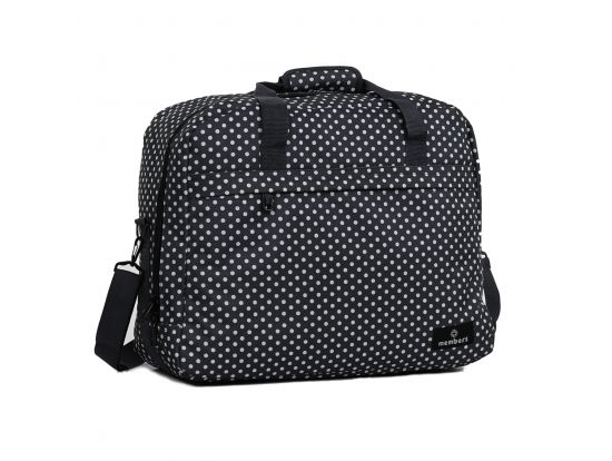 Сумка дорожная Members Essential On-Board Travel Bag 40 Black Polka