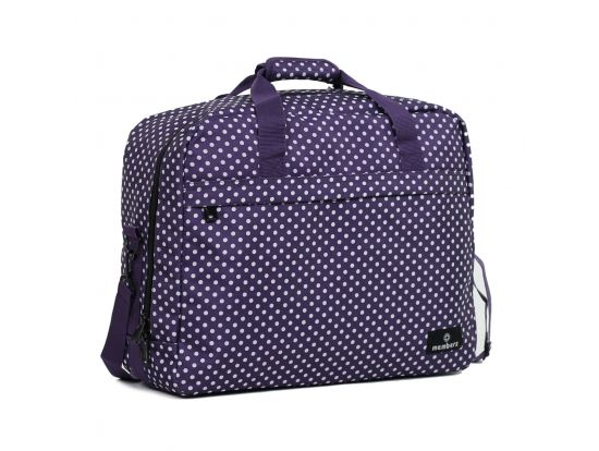 Сумка дорожная Members Essential On-Board Travel Bag 40 Purple Polka