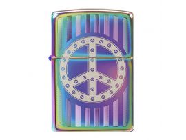 Зажигалка бензиновая Zippo 151 Rivet Peace Sign