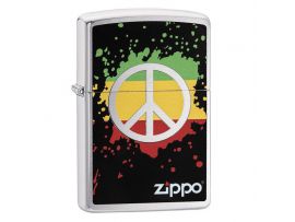 Зажигалка бензиновая Zippo ZIPPO Peace Splash