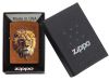 Зажигалка бензиновая Zippo 21184 Polygonal Lion Design