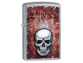 Зажигалка бензиновая Zippo 207 Rusted Skull Design
