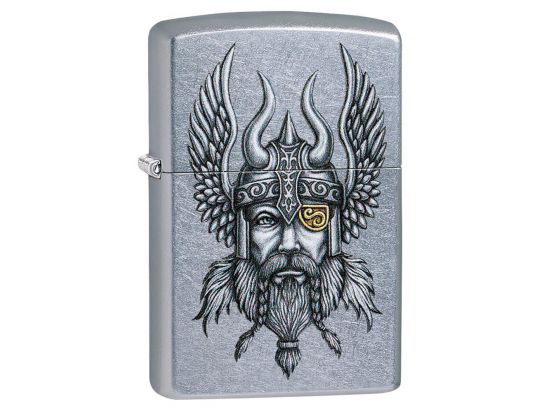 Зажигалка бензиновая Zippo 207 Viking Warrior Design