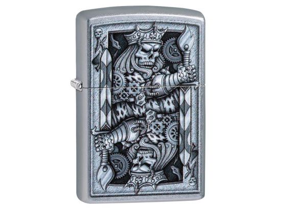 Зажигалка бензиновая Zippo 207 Steampunk King Spade