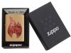 Зажигалка бензиновая Zippo 204B Rusty Flame Design