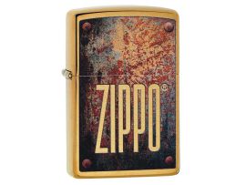 Зажигалка бензиновая Zippo 204B Rusty Plate Design