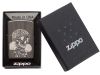 Зажигалка бензиновая Zippo 150 Fancy Skull Design