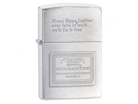 Зажигалка бензиновая Zippo ZIPPO GUARANTEE