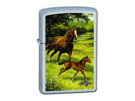 Зажигалка бензиновая Zippo Horse & Foal