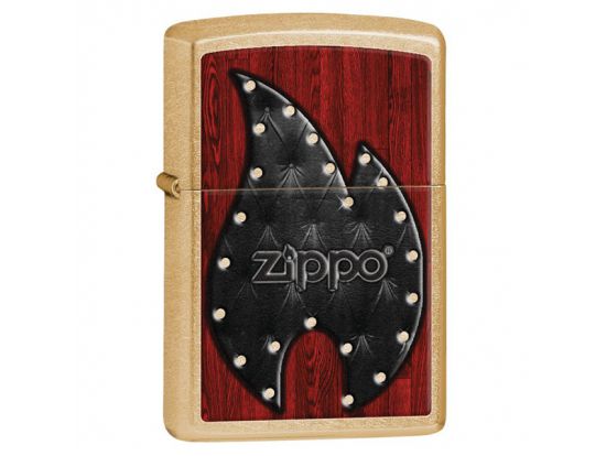 Зажигалка бензиновая Zippo Zippo 207G Leather Flame