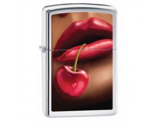 Зажигалка бензиновая Zippo Lips & Cherries