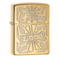 Зажигалка бензиновая Zippo Zippo Ornament High Polish Brass