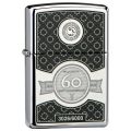 Зажигалка бензиновая Zippo Playboy Club 60th Anniversary