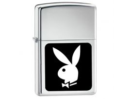 Зажигалка бензиновая Zippo PLAYBOY IN BLACK & WHITE Зажигалка бензиновая Zippo PLAYBOY IN BLACK & WHITE