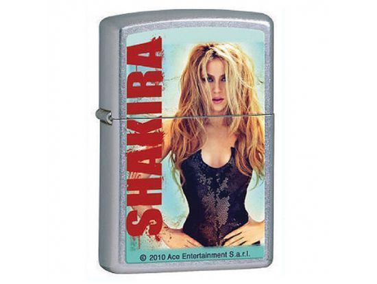 Зажигалка бензиновая Zippo  Shakira Street Chrome