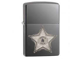 Зажигалка бензиновая Zippo 150 SKULL BADGE