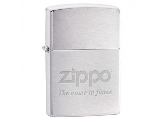 Зажигалка бензиновая Zippo THE NAME IN FLAME