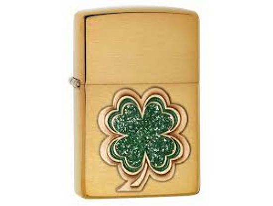 Зажигалка бензиновая Zippo 204B Shamrock