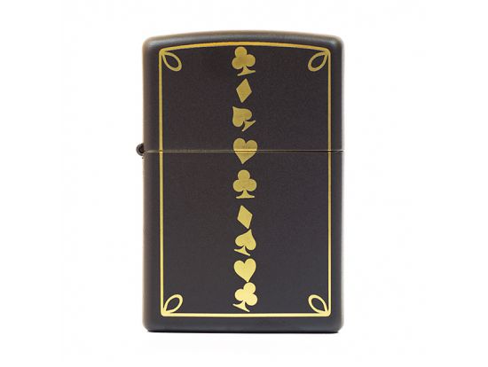 Зажигалка бензиновая Zippo 218 card suits