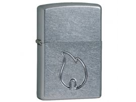 Зажигалка бензиновая Zippo FLAME штамповка
