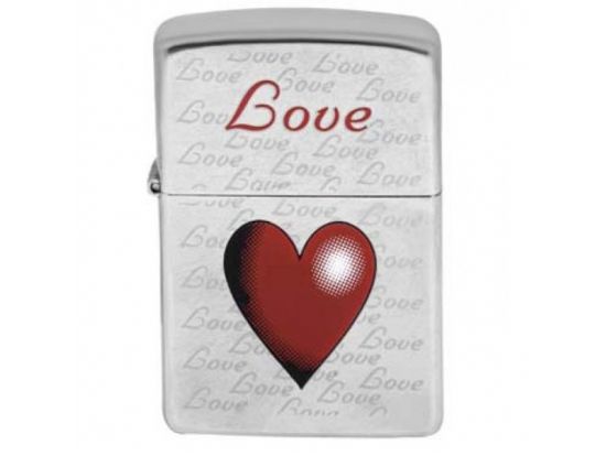Зажигалка бензиновая Zippo Love